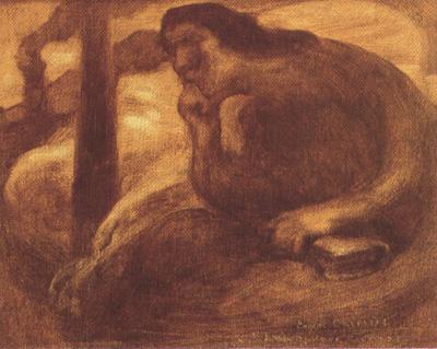 Eugene Carriere Meditation (mk19) oil painting image